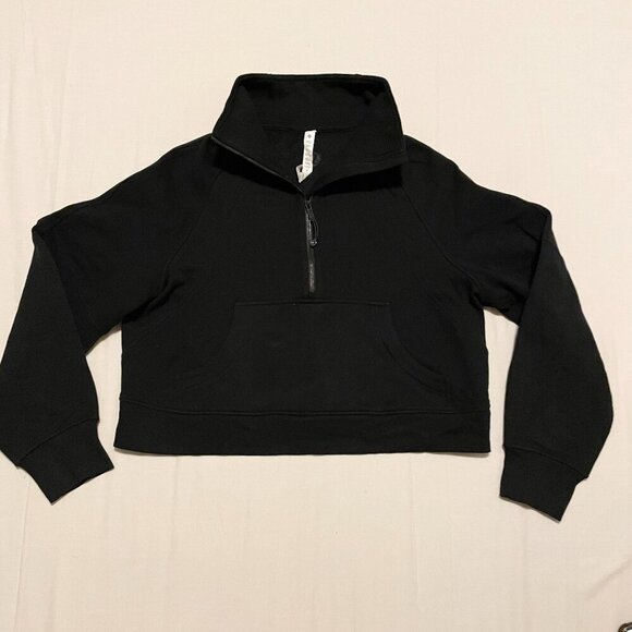 Lululemon Scuba Oversized Funnel Neck Shirt Black Size M/L - Picture 1 of 16